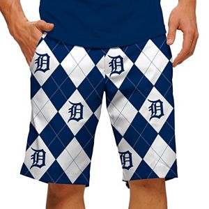 Men's Loudmouth Detroit Tigers Argyle Shorts