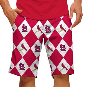 Men's Loudmouth St. Louis Cardinals Argyle Shorts