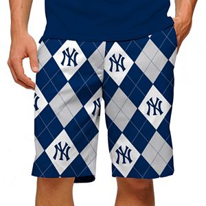 Men's Loudmouth New York Yankees Argyle Shorts