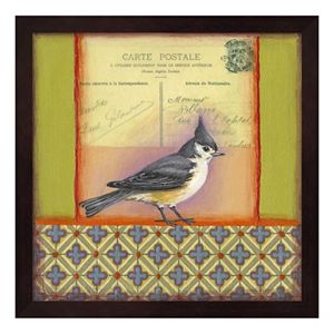 Carte Postale Bird 5 Framed Wall Art