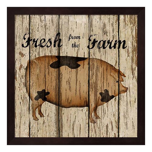 Farm Fresh Pork Framed Wall Art