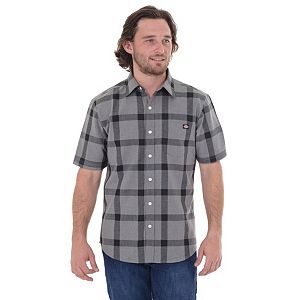 Big & Tall  Dickies Classic-Fit Plaid Button-Down Shirt