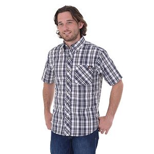 Big & Tall Dickies Relaxed-Fit Plaid Button-Down Shirt