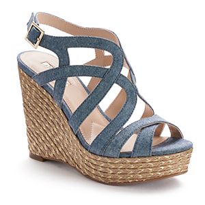 Jennifer Lopez Women's Espadrille Wedge Sandals