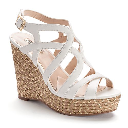 Jennifer Lopez Women's Espadrille Wedge Sandals