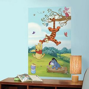 Disney Winnie the Pooh & Friends Peel & Stick Mural Wall Decal by RoomMates