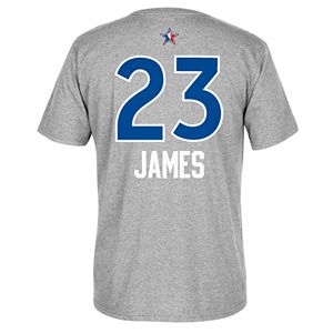 Men's adidas Cleveland Cavaliers LeBron James All-Star Name & Number Tee