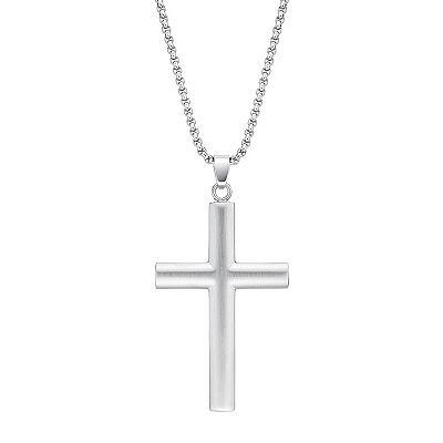 Lynx men's stainless steel cross pendant necklace hot sale