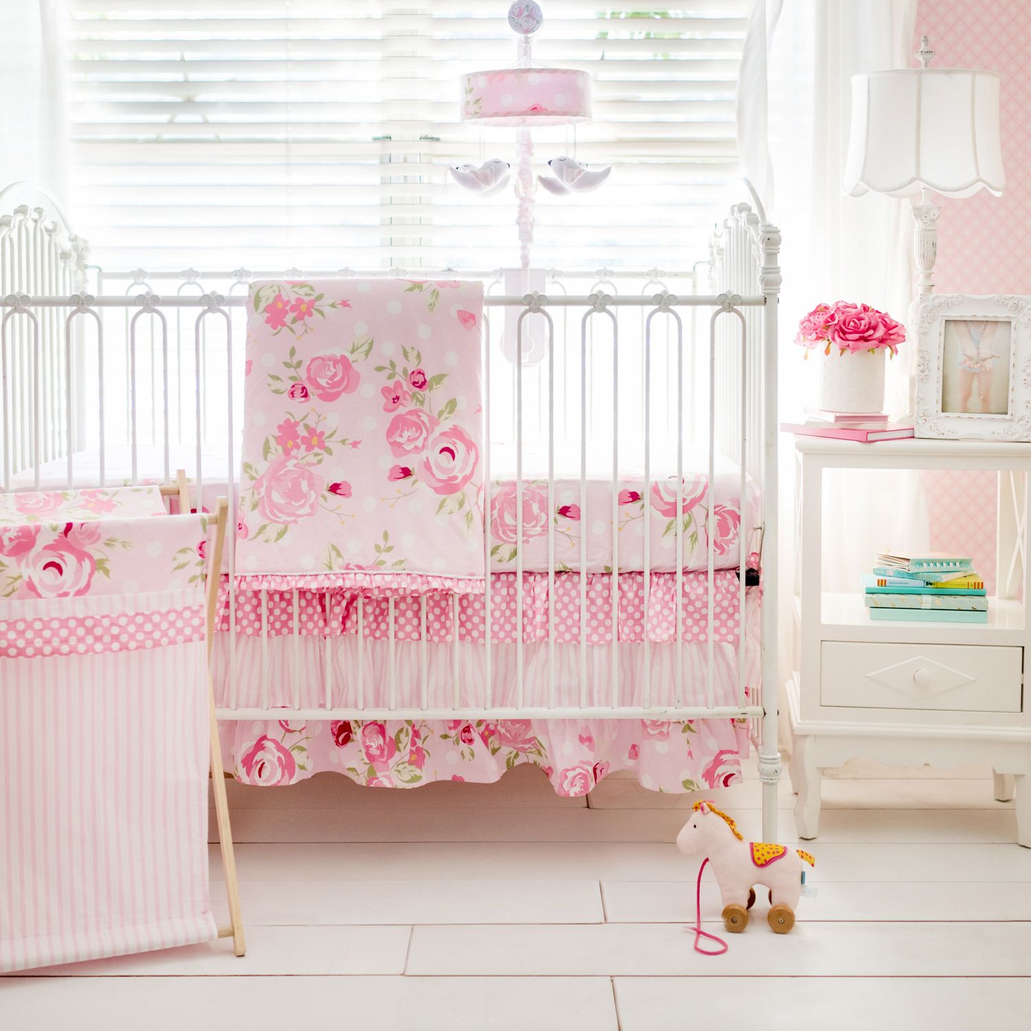 rose baby bedding