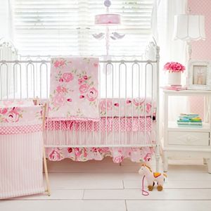 My Baby Sam Rosebud Lane 3-pc. Crib Bedding Set
