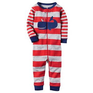 Baby Boy Carter's Striped One-Piece Pajamas