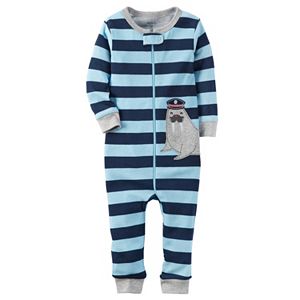 Toddler Boy Carter's Striped One-Piece Pajamas
