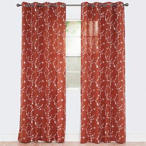 Portsmouth Home 2-pack Inas Embroidered Curtain