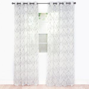 Portsmouth Home 2-pack Valencia Embroidered Curtain