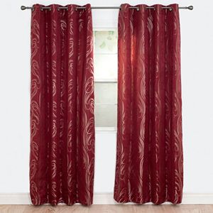Portsmouth Home 2-pack Dinah Jacquard Curtain