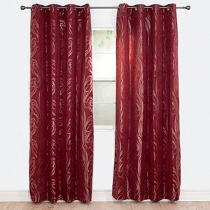 Portsmouth Home 2-pack Dinah Jacquard Curtain