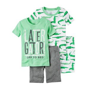 Baby Boy Carter's 4-pc. Tee & Shorts Pajama Set