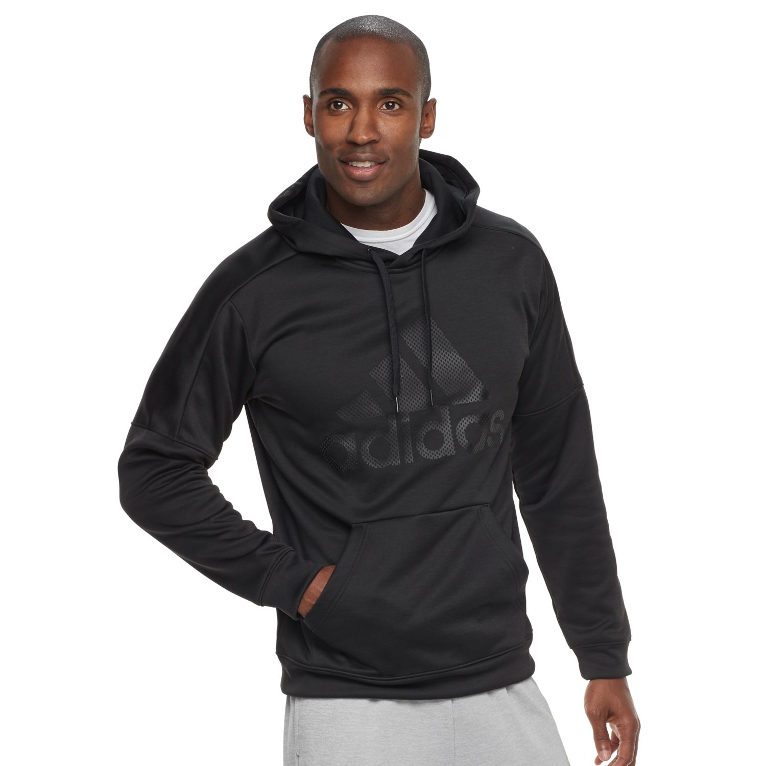 adidas fleece pullover hoodie