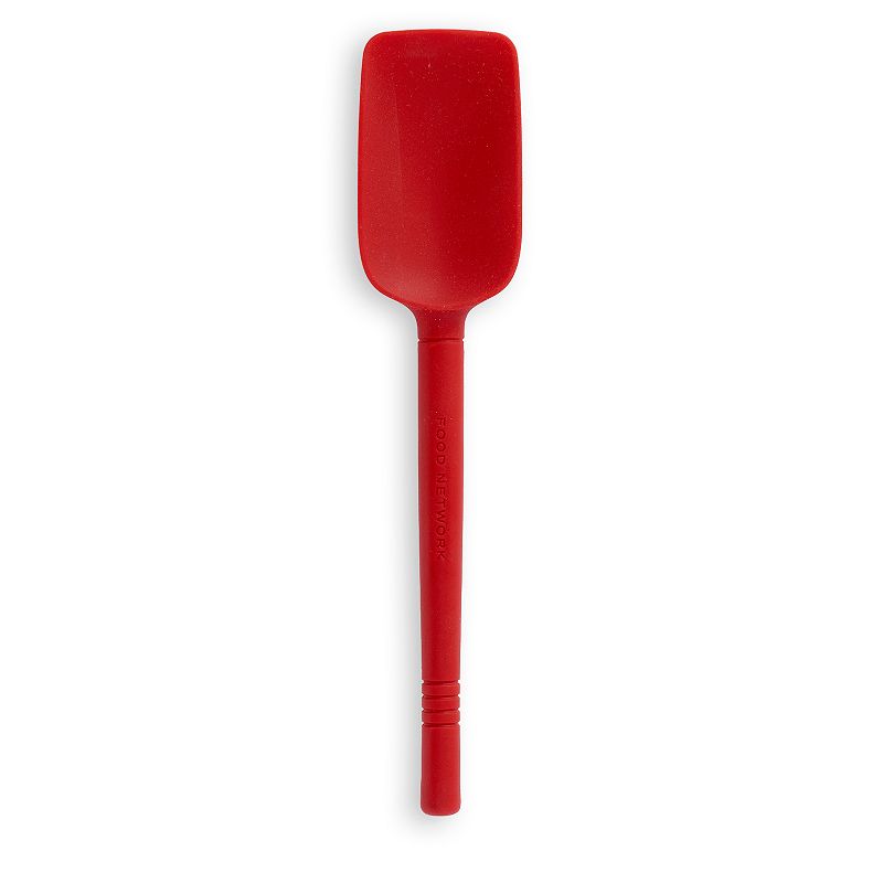 Food Network Silicone Scoop Spoon, Red