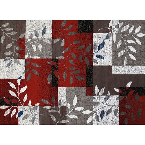 United Weavers Studio Sapphire Geometric Leaf Rug