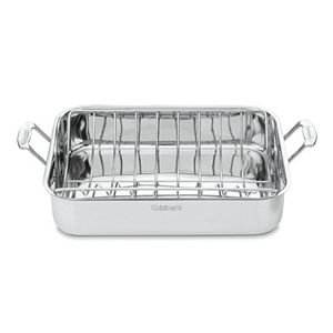 Cuisinart Chef's Classic Stainless Steel 16-in. Roasting Pan with Rack