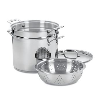 Cuisinart® Chef's Classic Stainless Steel 12-qt Pasta Steamer Set