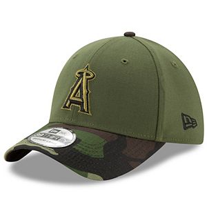 Adult New Era Los Angeles Angels of Anaheim Memorial Day 39THIRTY Flex-Fit Cap