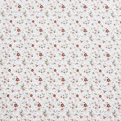 Laura Ashley Sateen Cotton 300 Thread Count Printed Sheet Set