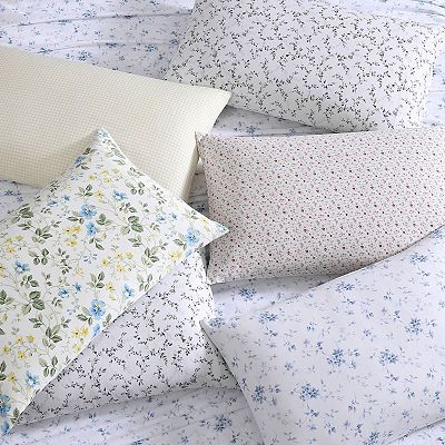 Laua Ashley Home - Queen Sheets, Soft Sateen Cotton Bedding