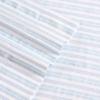 Laura Ashley Sateen Cotton 300 Thread Count Printed Sheet Set