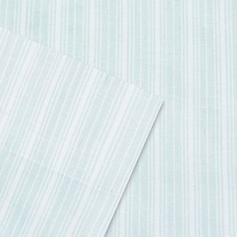 Laura Ashley Sateen Cotton 300 Thread Count Printed Sheet Set