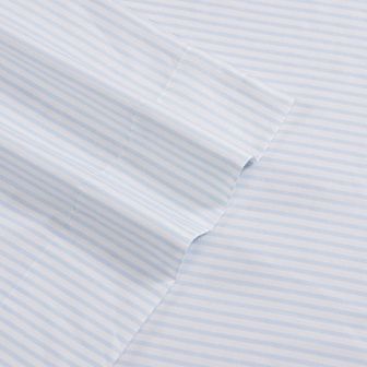 Laura Ashley Sateen Cotton 300 Thread Count Printed Sheet Set