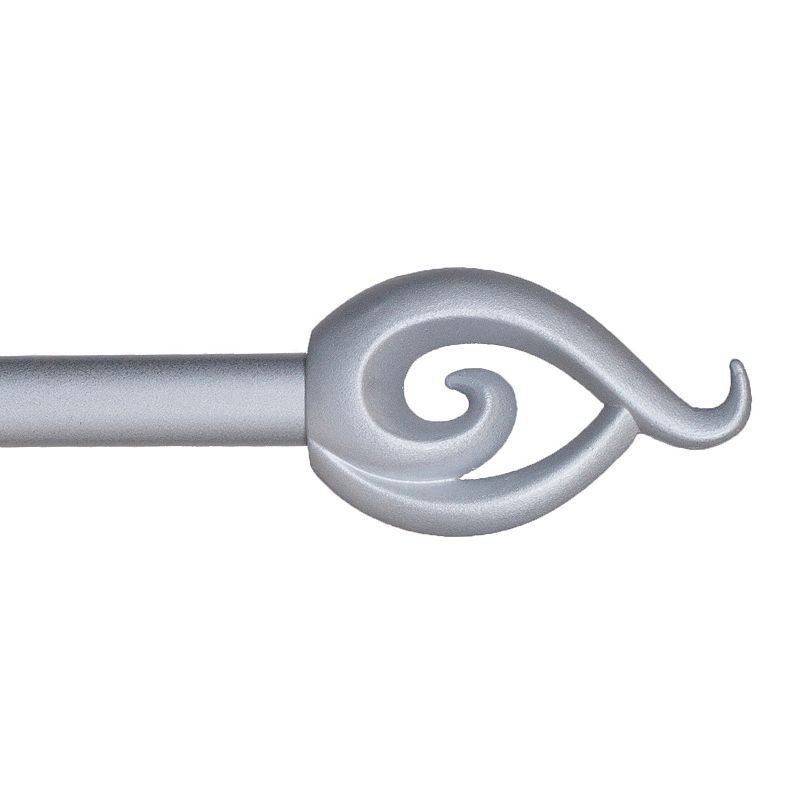 UPC 886511519718 product image for Portsmouth Home Flame Curtain Rod, Grey | upcitemdb.com