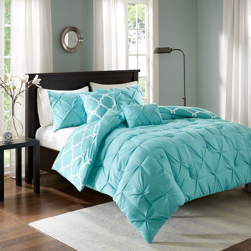 Madison Park Essentials 5-piece Devin Reversible Comforter Set with Throw P