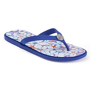 love this life Floral Print Flip Flops