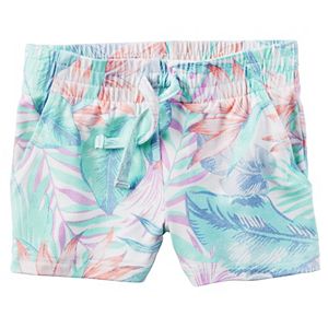 Girls 4-8 Carter's Pull-On Printed Pattern Shorts