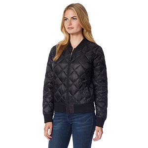 Women's Heat Keep Down Puffer Bomber Jacket