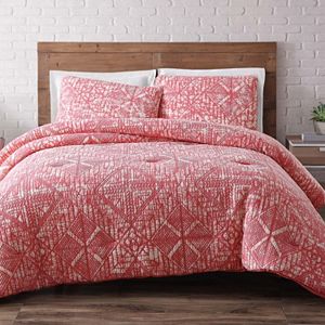 Sand Washed Quilted Duvet Cover Set