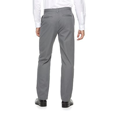 Men's Croft & Barrow® Classic-Fit Essential Khaki Flat-Front Pants