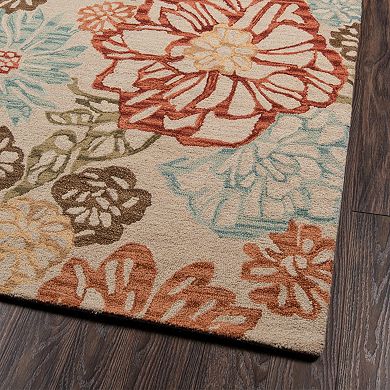 Momeni Tangier Lucienne Floral Wool Rug
