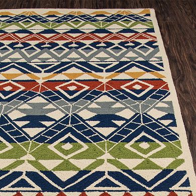 Momeni Veranda Tavia Geometric Indoor Outdoor Rug