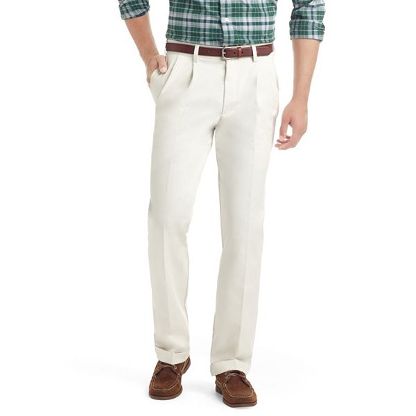 Men's IZOD American Chino Classic-Fit Wrinkle-Free Pleated Pants