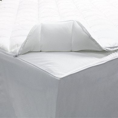 Allerease 2-in-1 Zippered Mattress Protector & Luxury Mattress Pad