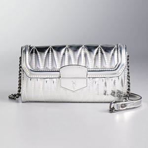 Simply Vera Vera Wang Signature Fold Over Crossbody Bag