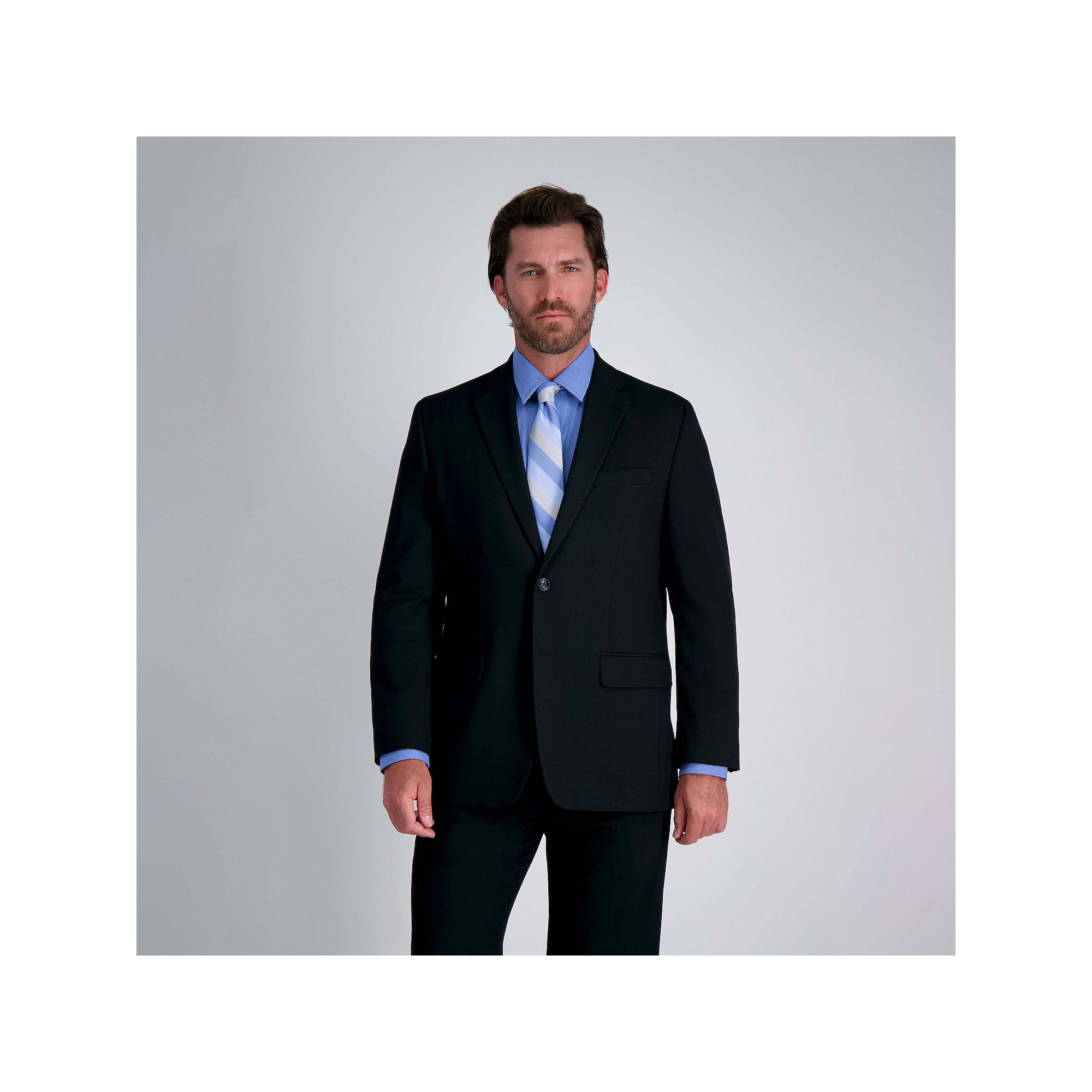 Mens J.M. Haggar® Premium Classic-Fit Stretch Suit Jacket, Size: 42 LONG,