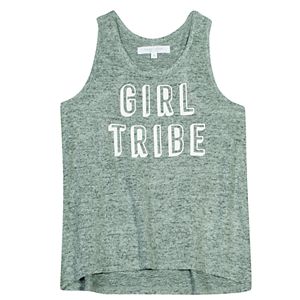Girls 7-16 Harper & Elliott Brushed Hatchi Graphic Tank Top