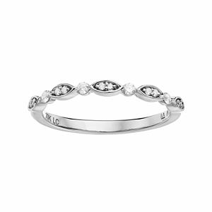 LC Lauren Conrad 10k Gold 1/8 Carat T.W. Diamond Marquise Ring