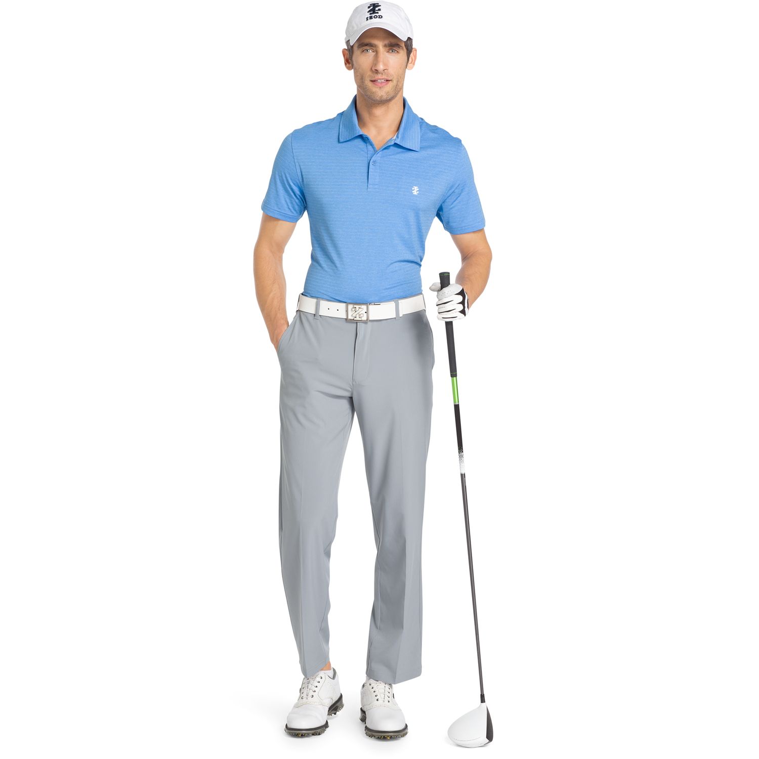izod men's golf swing flex slim fit pant