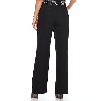 Women's Apt. 9® Modern Fit Midrise Wide-Leg Dress Pants