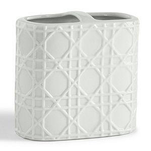 Kassatex Rattan Toothbrush Holder